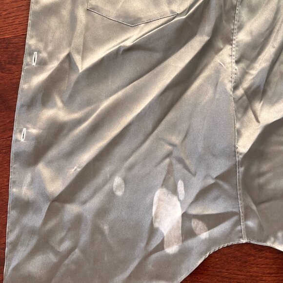 Comme Des Garcons-  Shiny Silver/Grey Button Down (Size M) [Luxury] - Picture 5 of 6